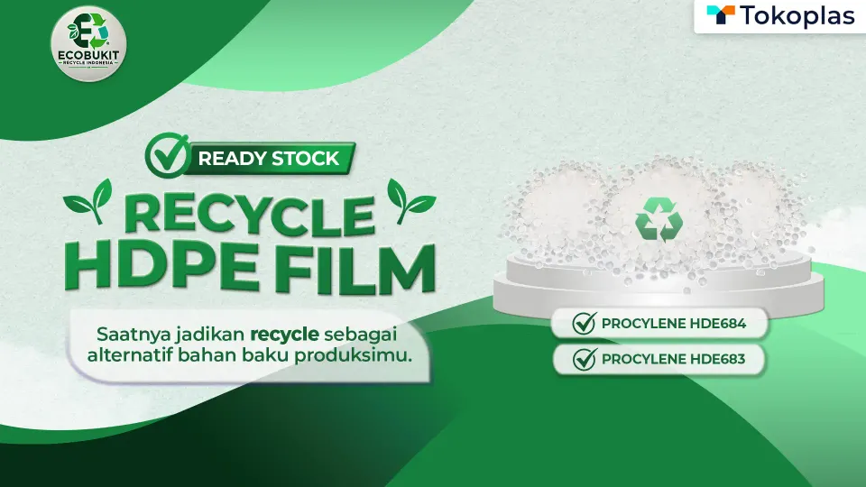 READY STOCK RECYCLE HDPE FILM ECOBUKIT | Tokoplas.com