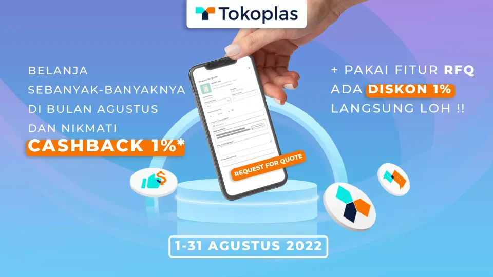 ACCUMULATIVE CASHBACK 1% & DIRECT DISC 1% FOR RFQ | Tokoplas.com
